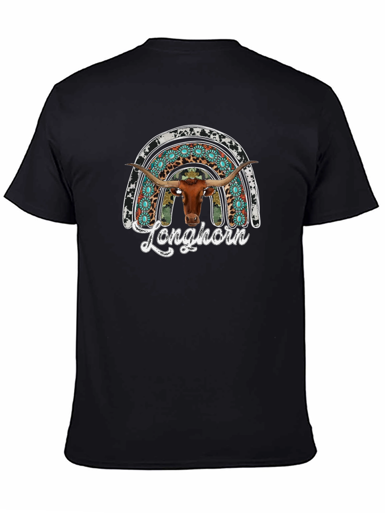 Longhorn Graphic Tee - Western Style