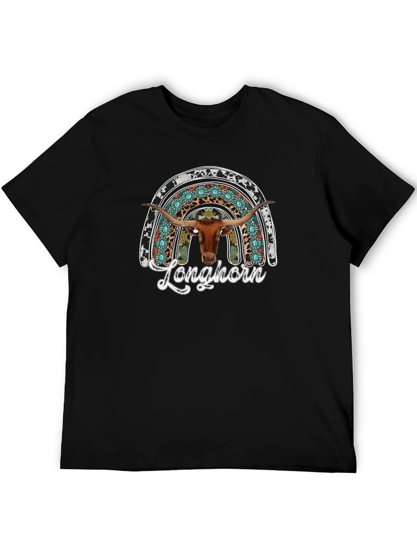 Longhorn Graphic Tee - Western Style