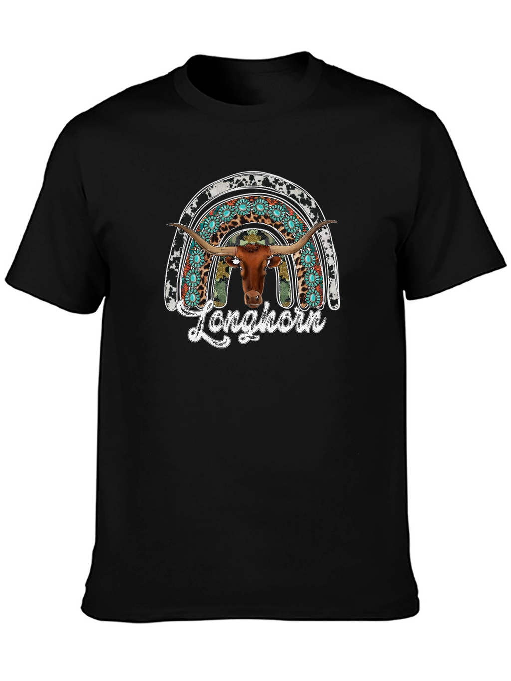 Longhorn Graphic Tee - Western Style