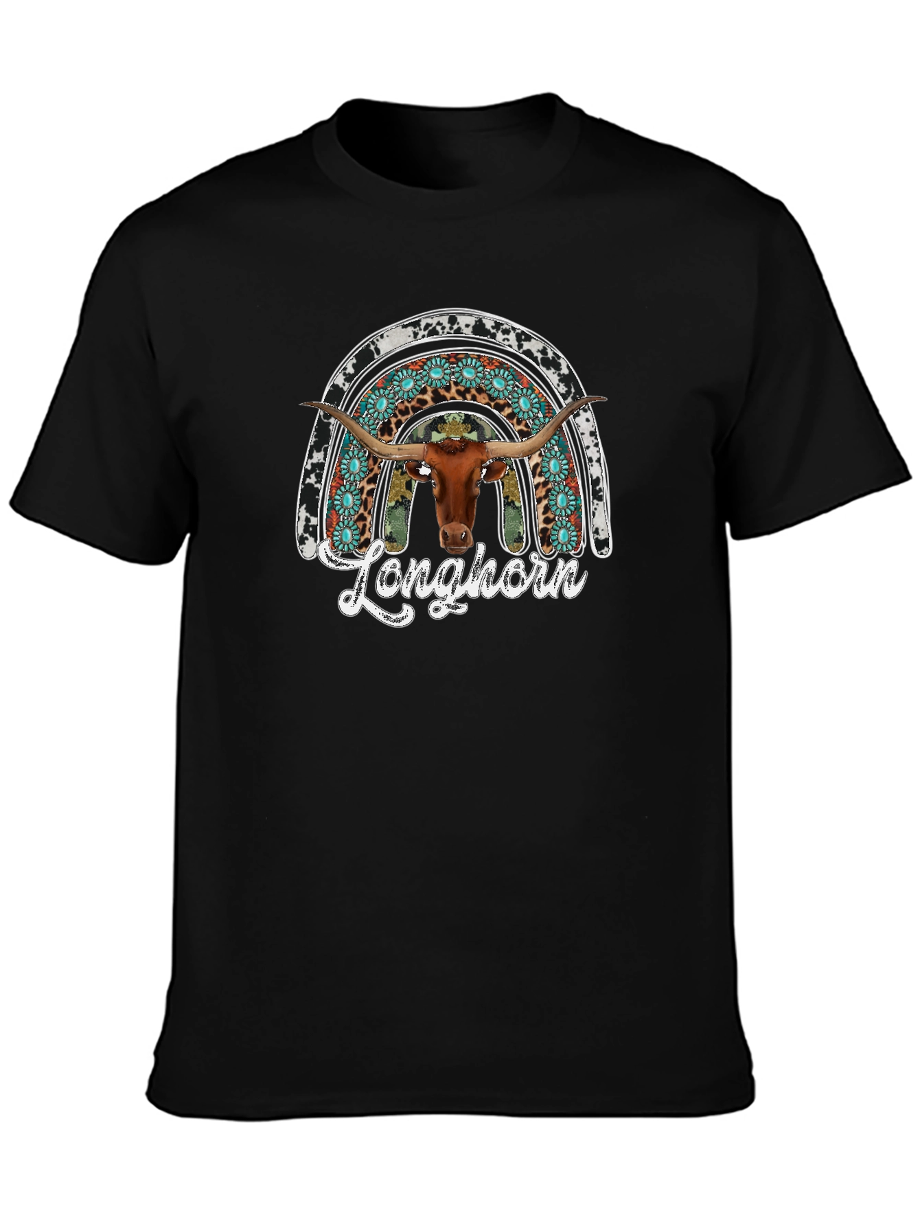 Longhorn Graphic Tee - Western Style
