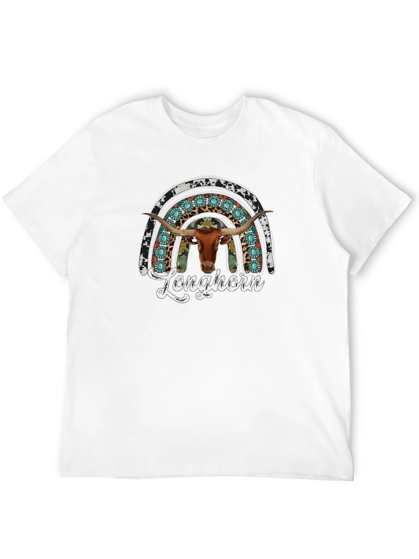 Longhorn Graphic Tee - Western Style