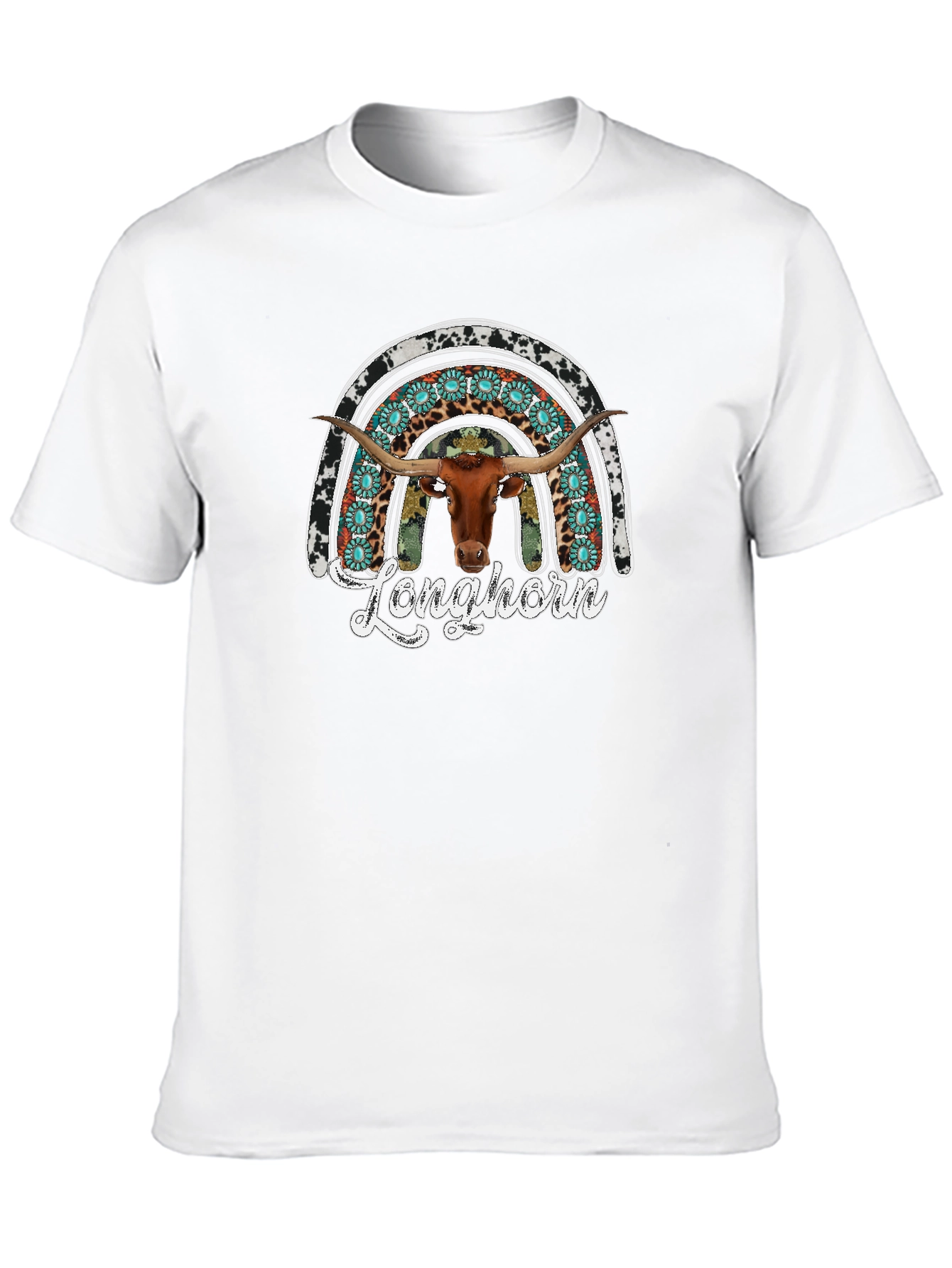 Longhorn Graphic Tee - Western Style