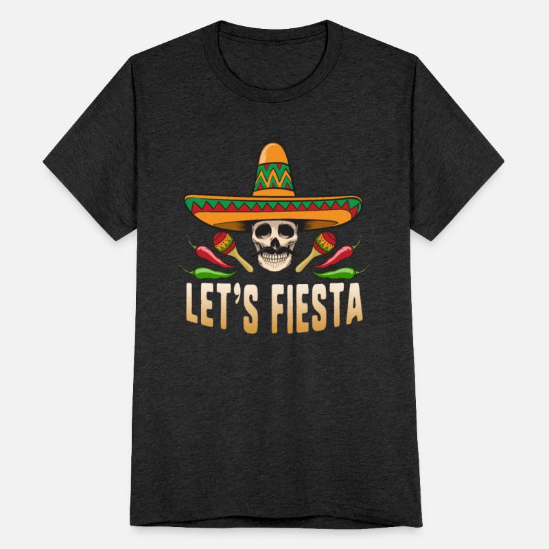 Let's Fiesta Mexican Sugar Skull Cinco De Mayo