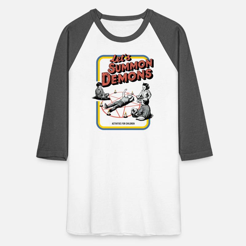 Let's Summon Demons T-Shirt - Retro Occult Design