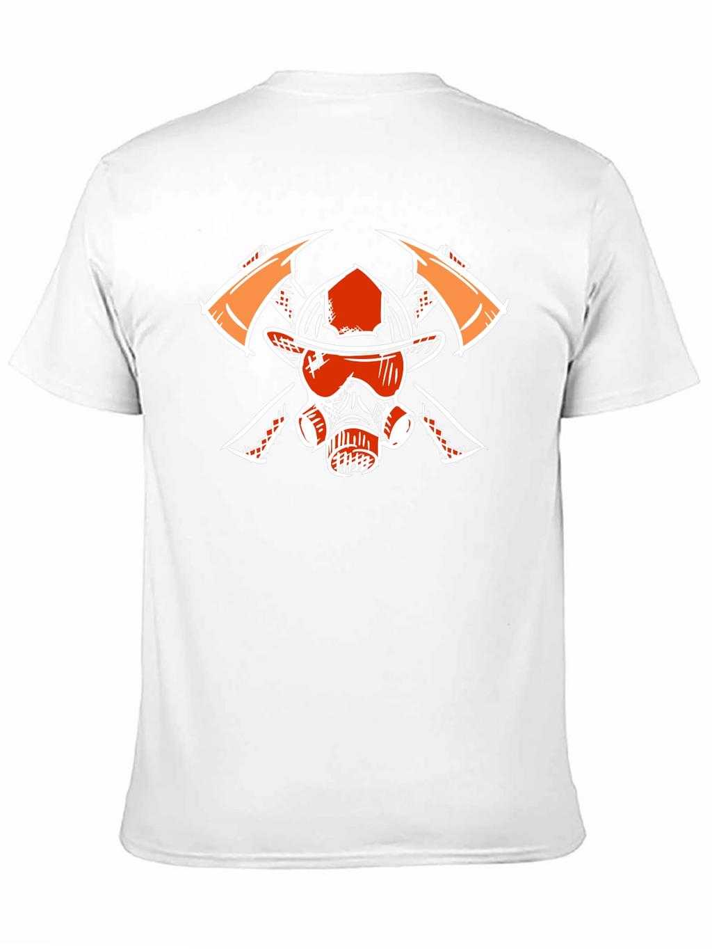 Firefighter Graphic Tee - Axes Helmet Mask