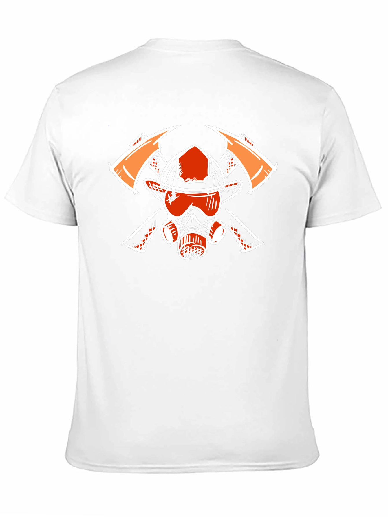 Firefighter Graphic Tee - Axes Helmet Mask