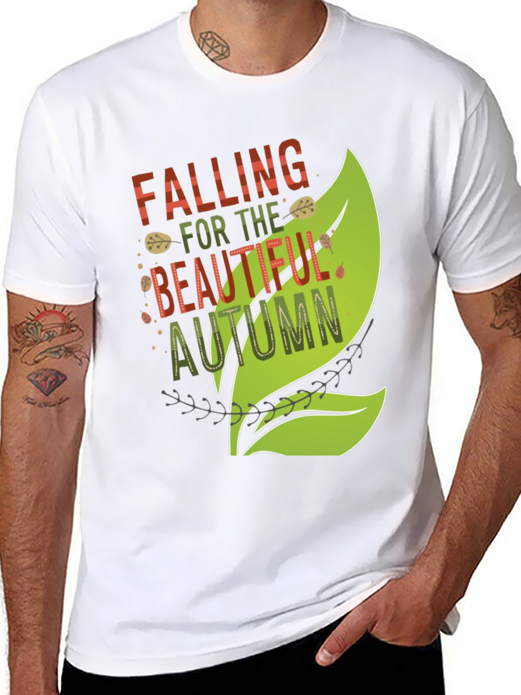 Falling for Autumn Graphic T-Shirt