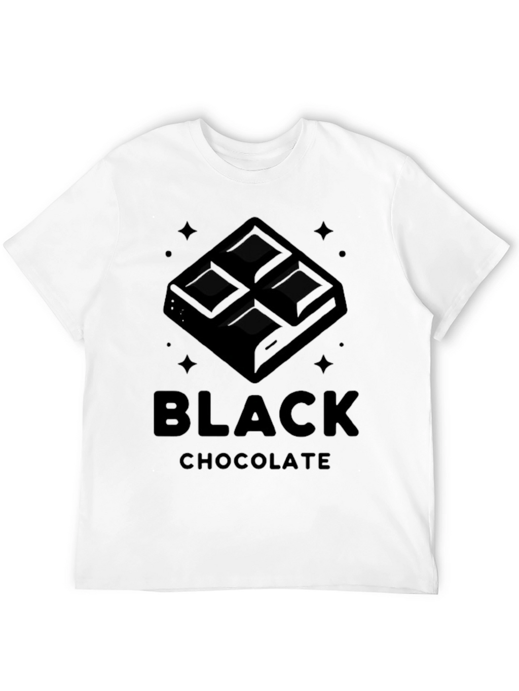 Black Chocolate Graphic Tee - Dark Humor Shirt