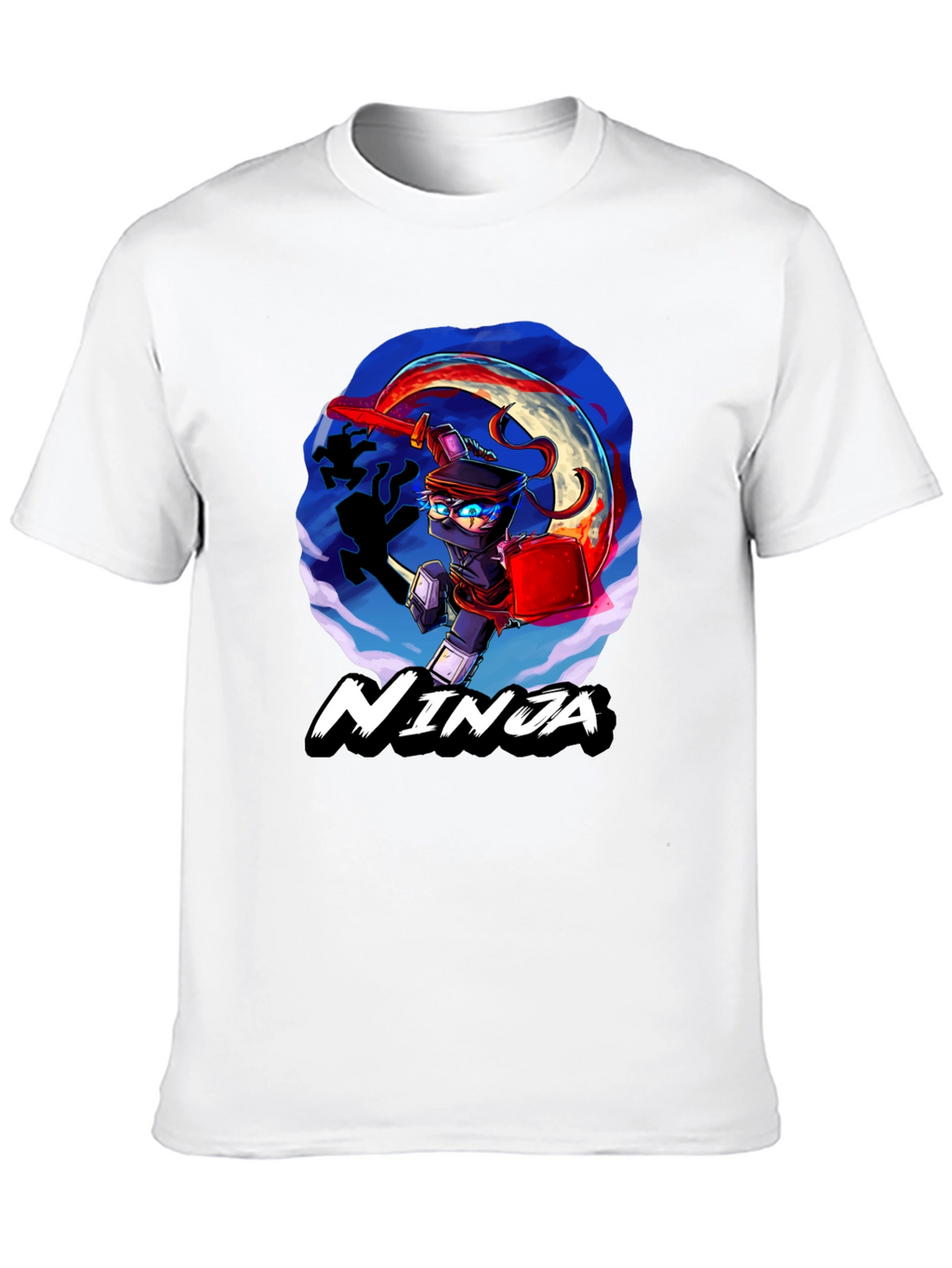 Ninja Graphic Black T-Shirt Cool Design