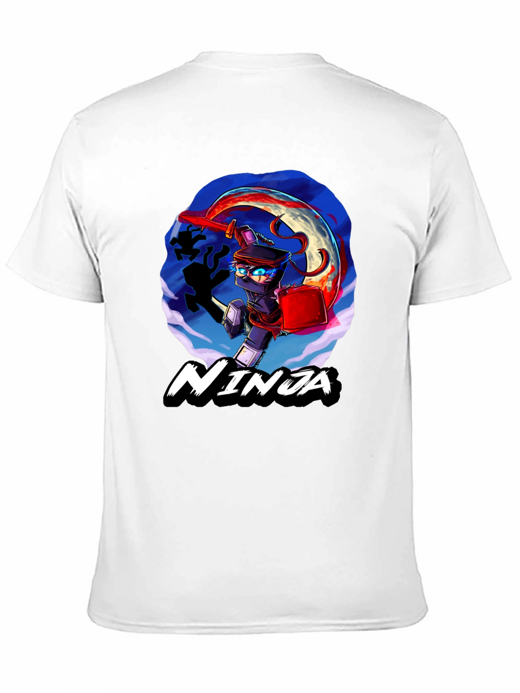 Ninja Graphic Black T-Shirt Cool Design