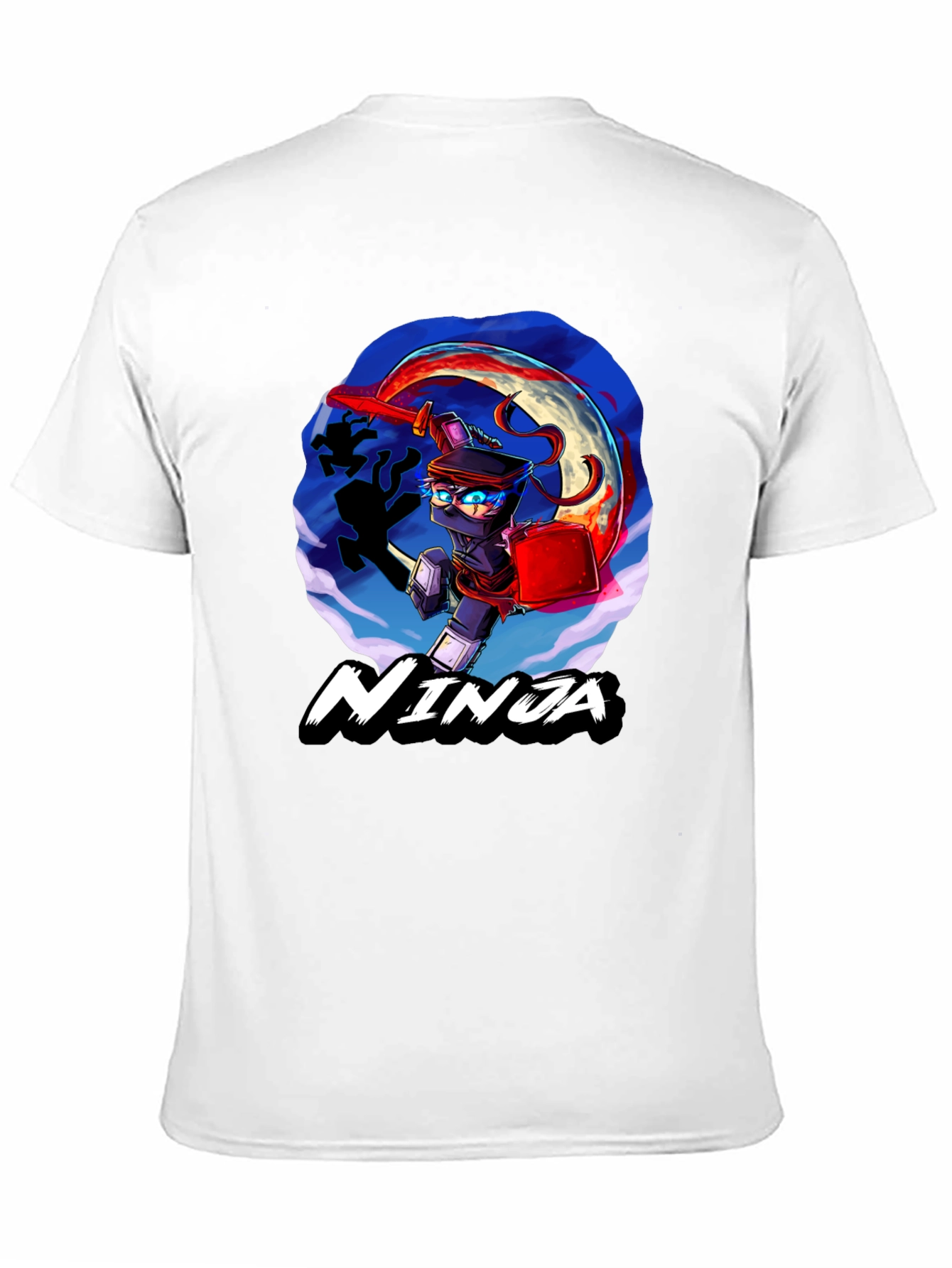 Ninja Graphic Black T-Shirt Cool Design