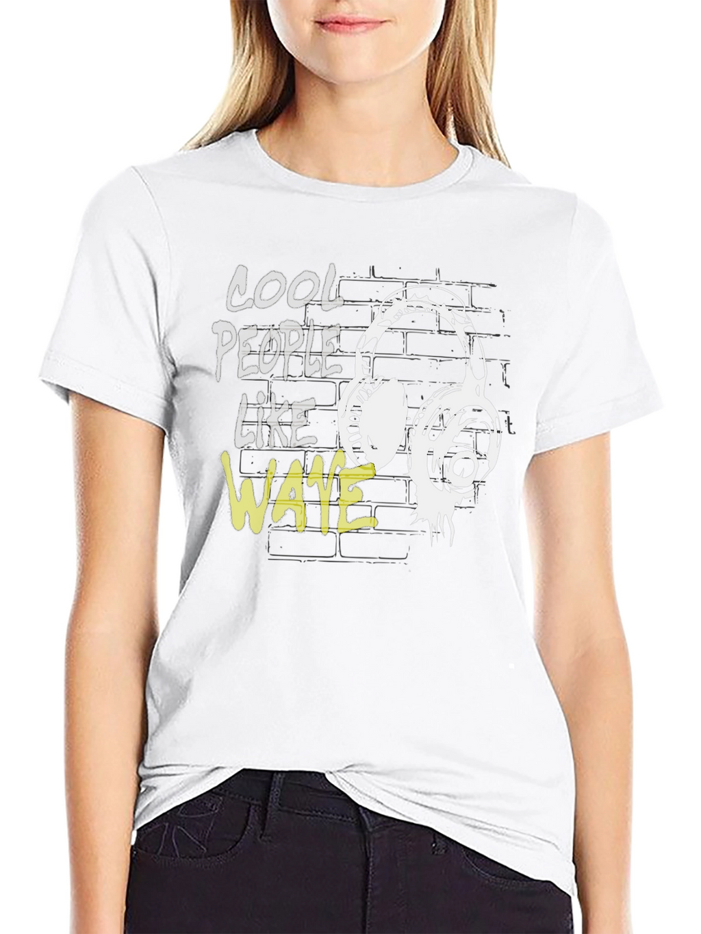 Cool People Like Wave Graphic T-Shirt