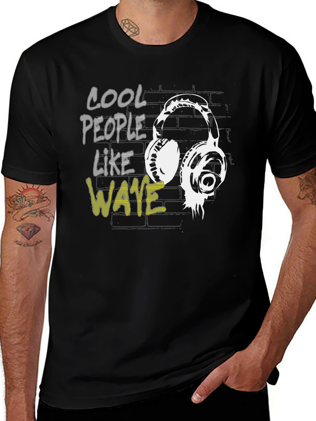 Cool People Like Wave Graphic T-Shirt