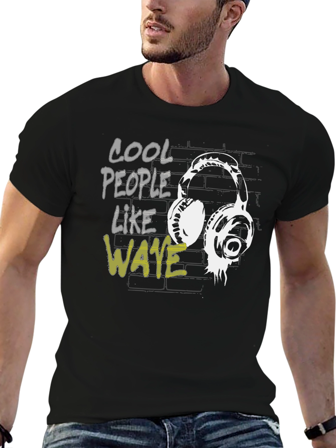 Cool People Like Wave Graphic T-Shirt
