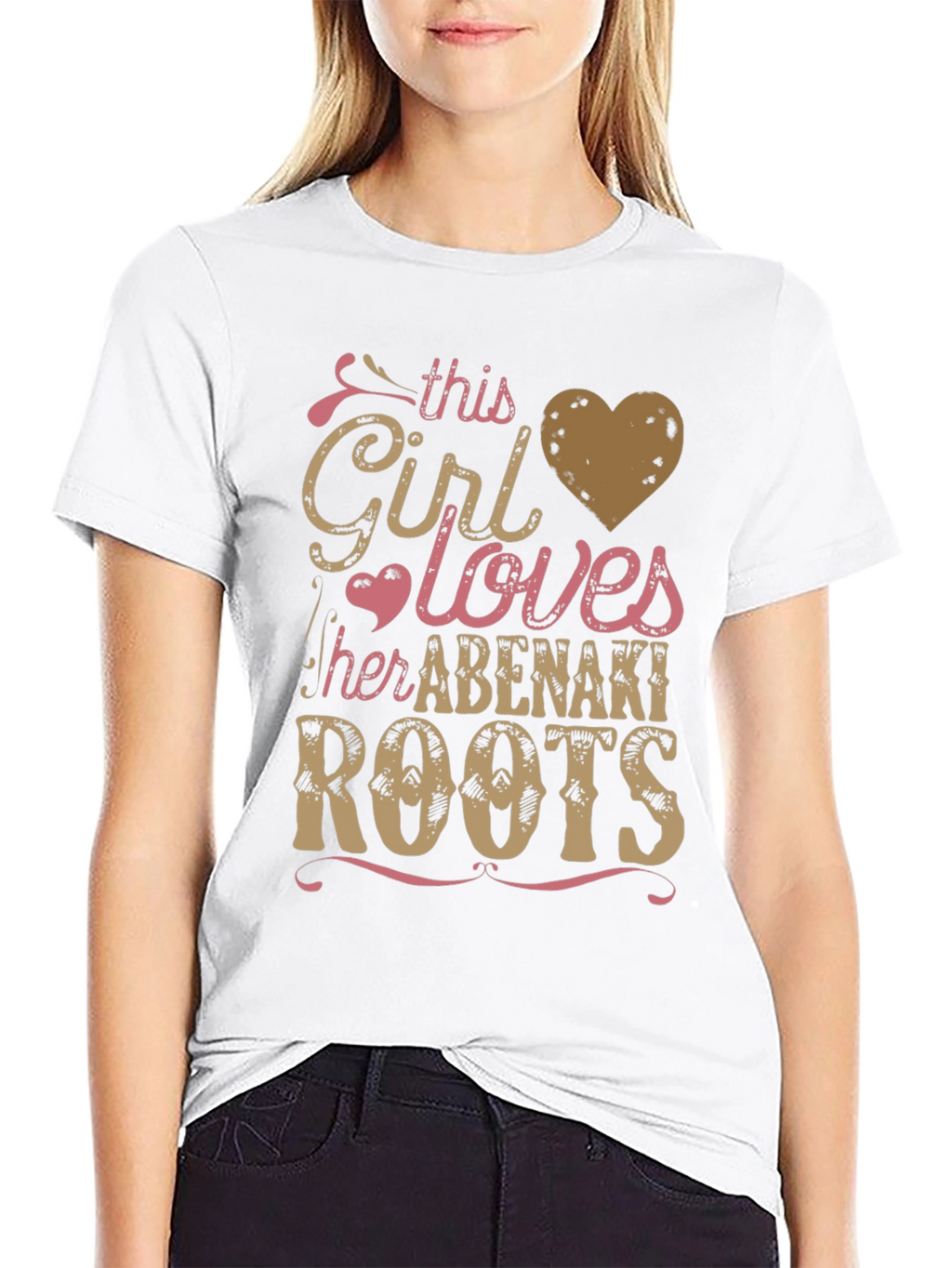 Abenaki Roots Girls T-Shirt
