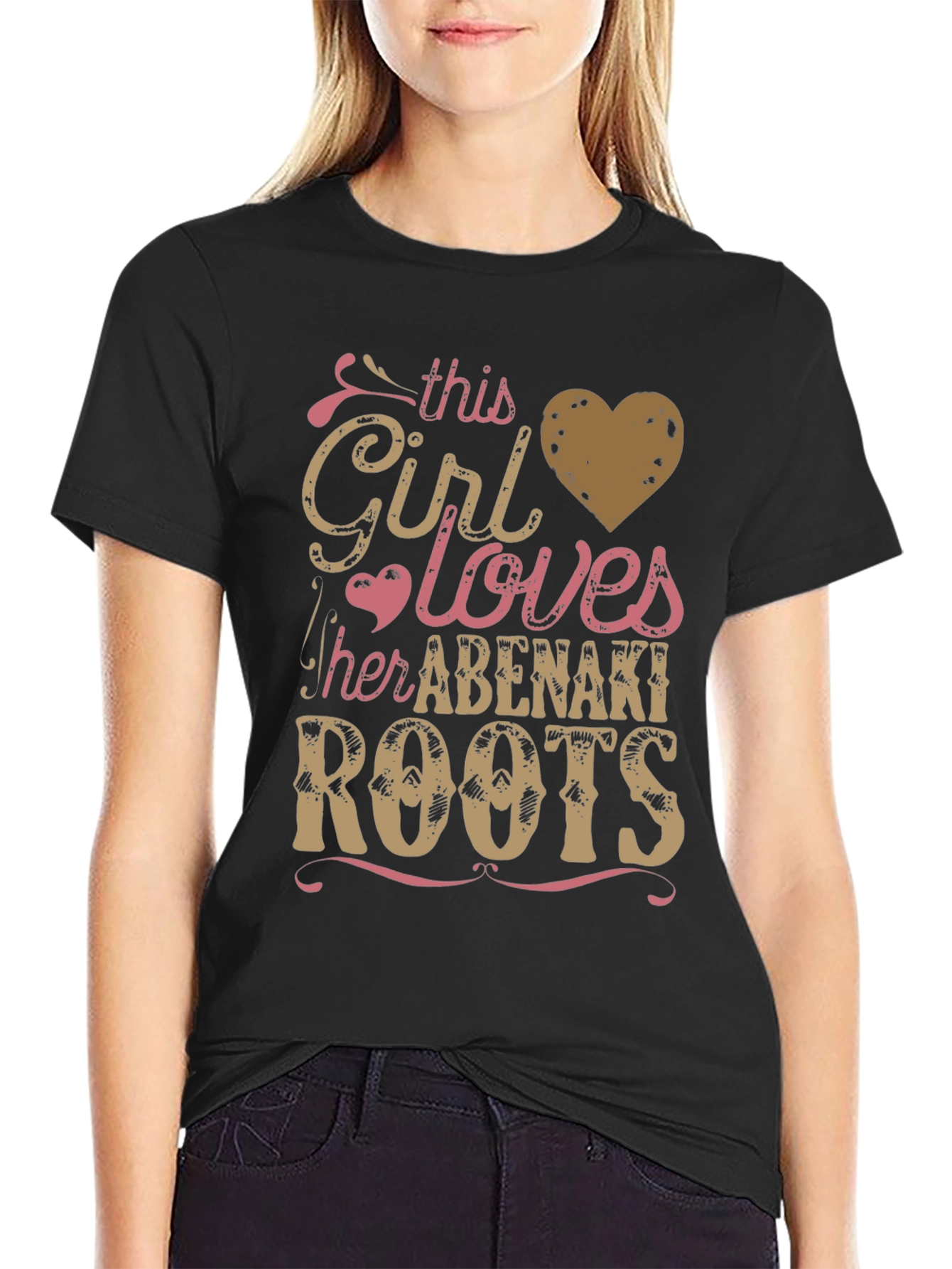 Abenaki Roots Girls T-Shirt