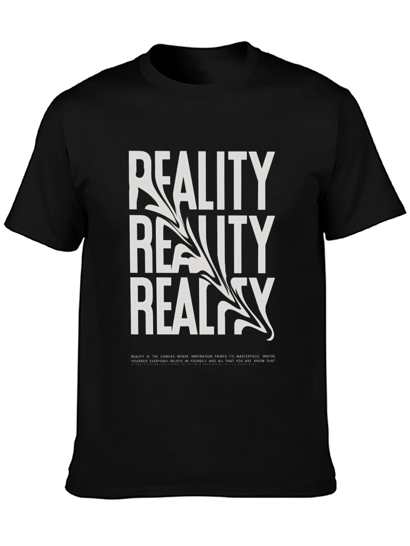 Reality Graphic Print T-Shirt