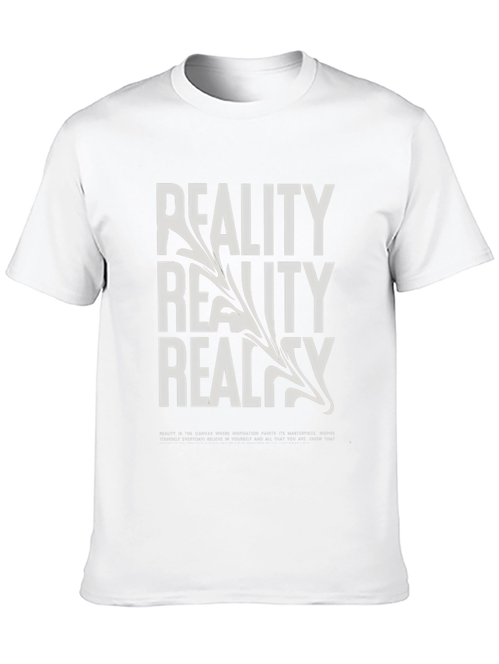 Reality Graphic Print T-Shirt