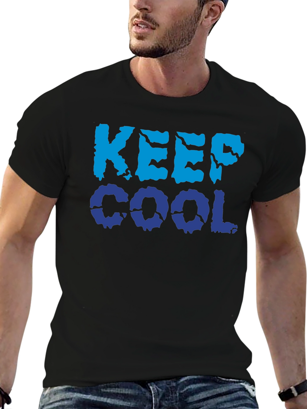 Keep Cool Graphic T-Shirt - Black