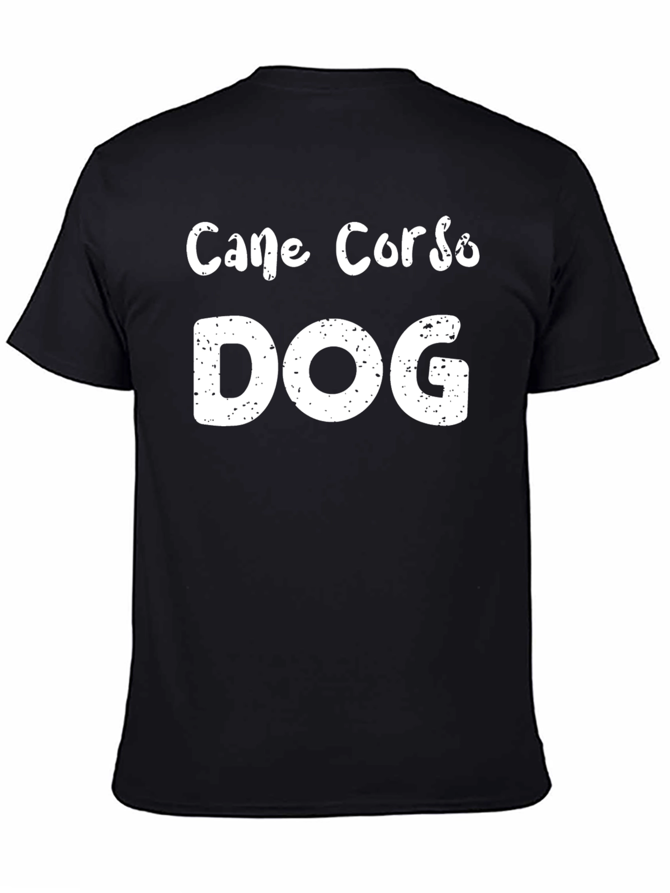 Cane Corso Dog T-Shirt Black