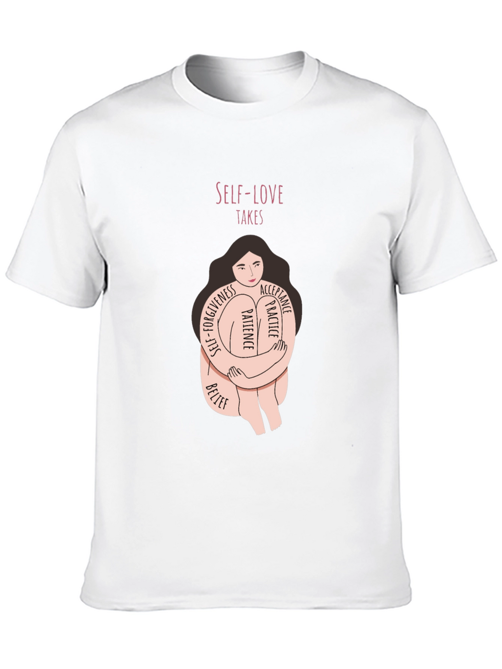 Self-Love Takes Kindness Graphic Tee - Unisex