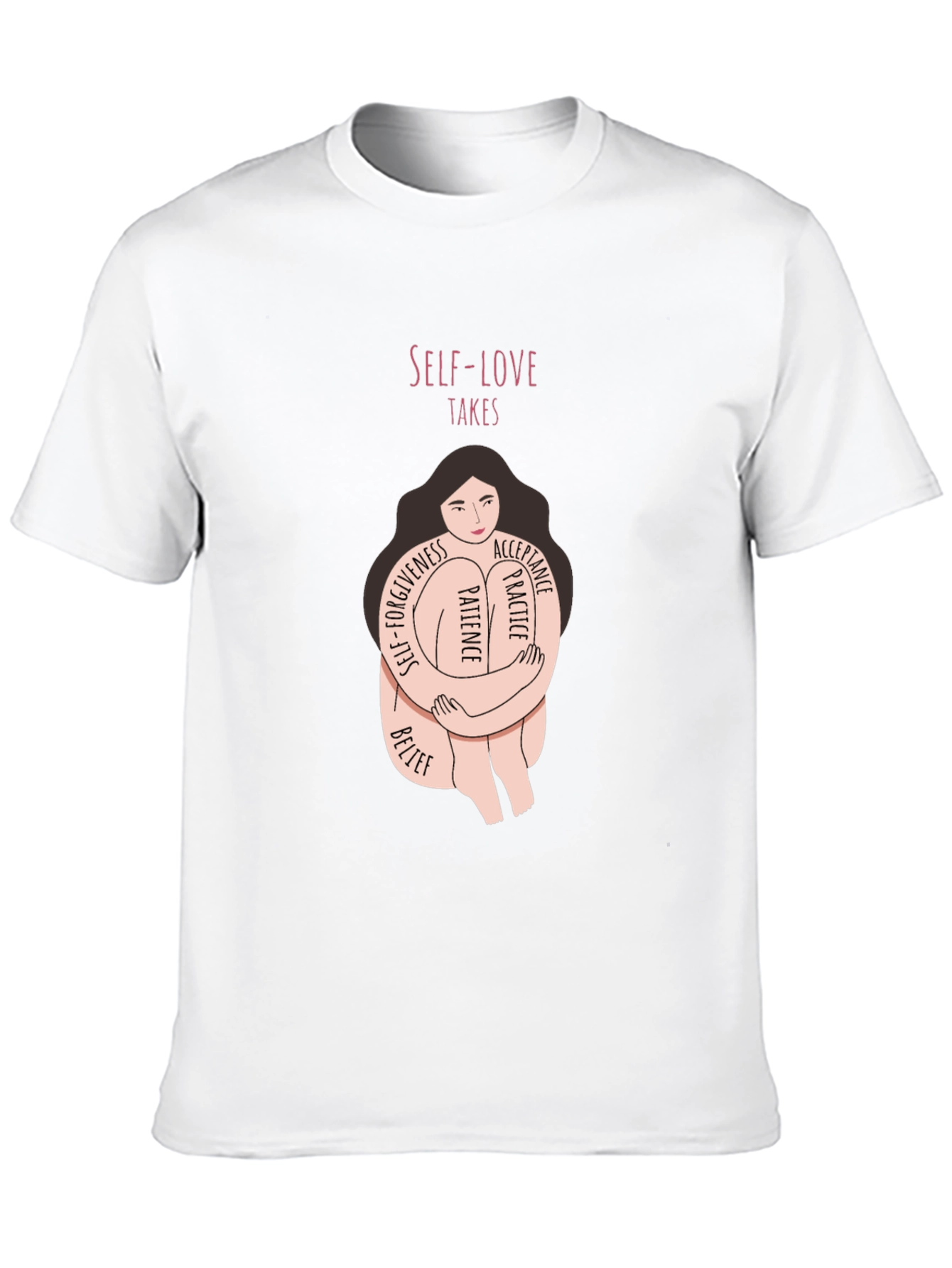 Self-Love Takes Kindness Graphic Tee - Unisex
