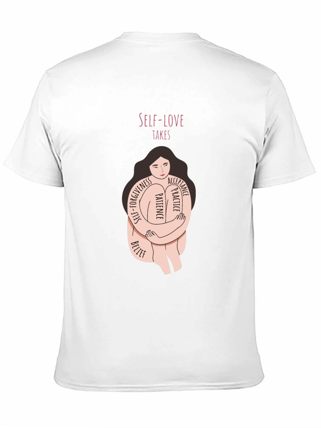 Self-Love Takes Kindness Graphic Tee - Unisex