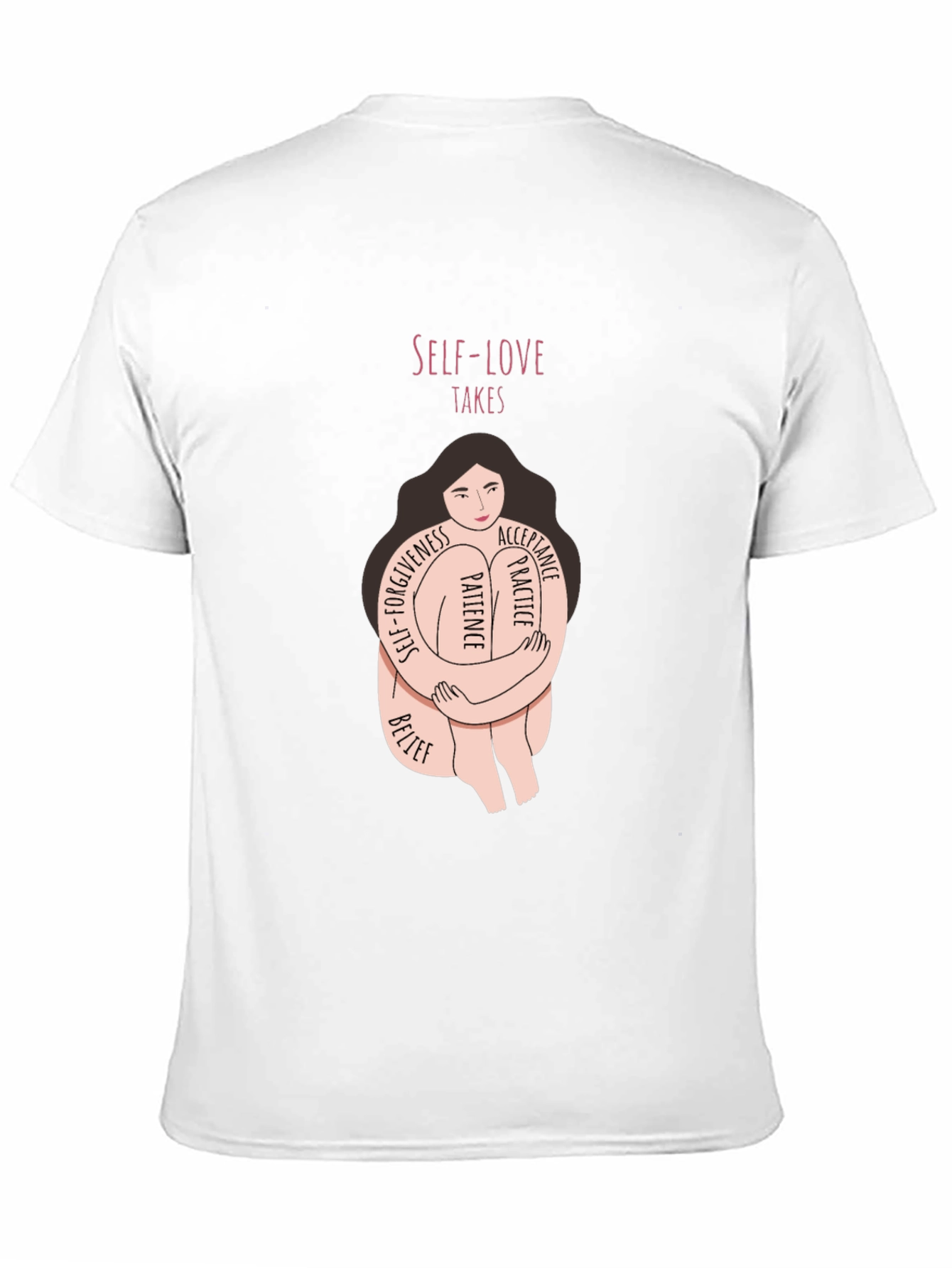 Self-Love Takes Kindness Graphic Tee - Unisex