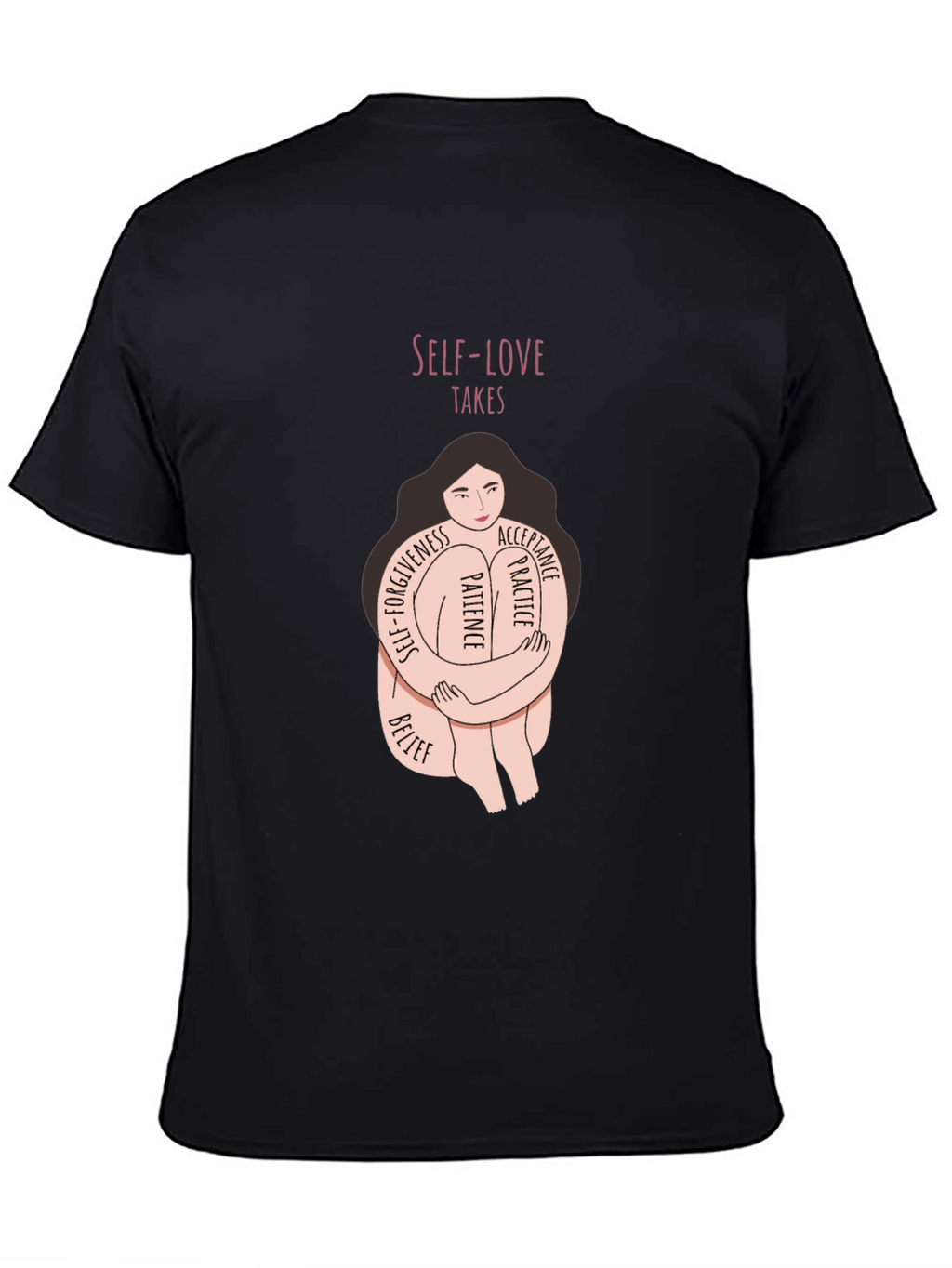 Self-Love Takes Kindness Graphic Tee - Unisex