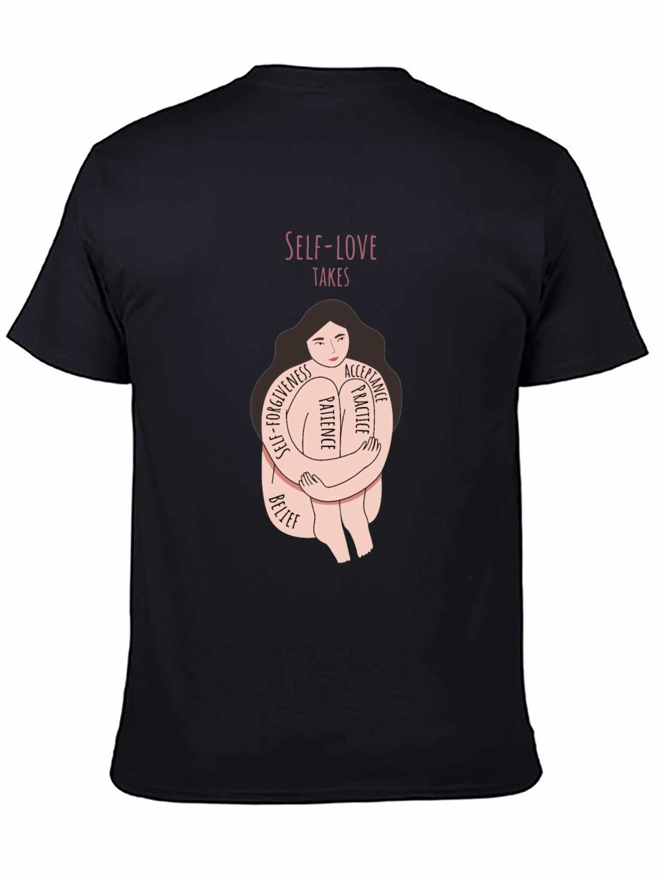 Self-Love Takes Kindness Graphic Tee - Unisex