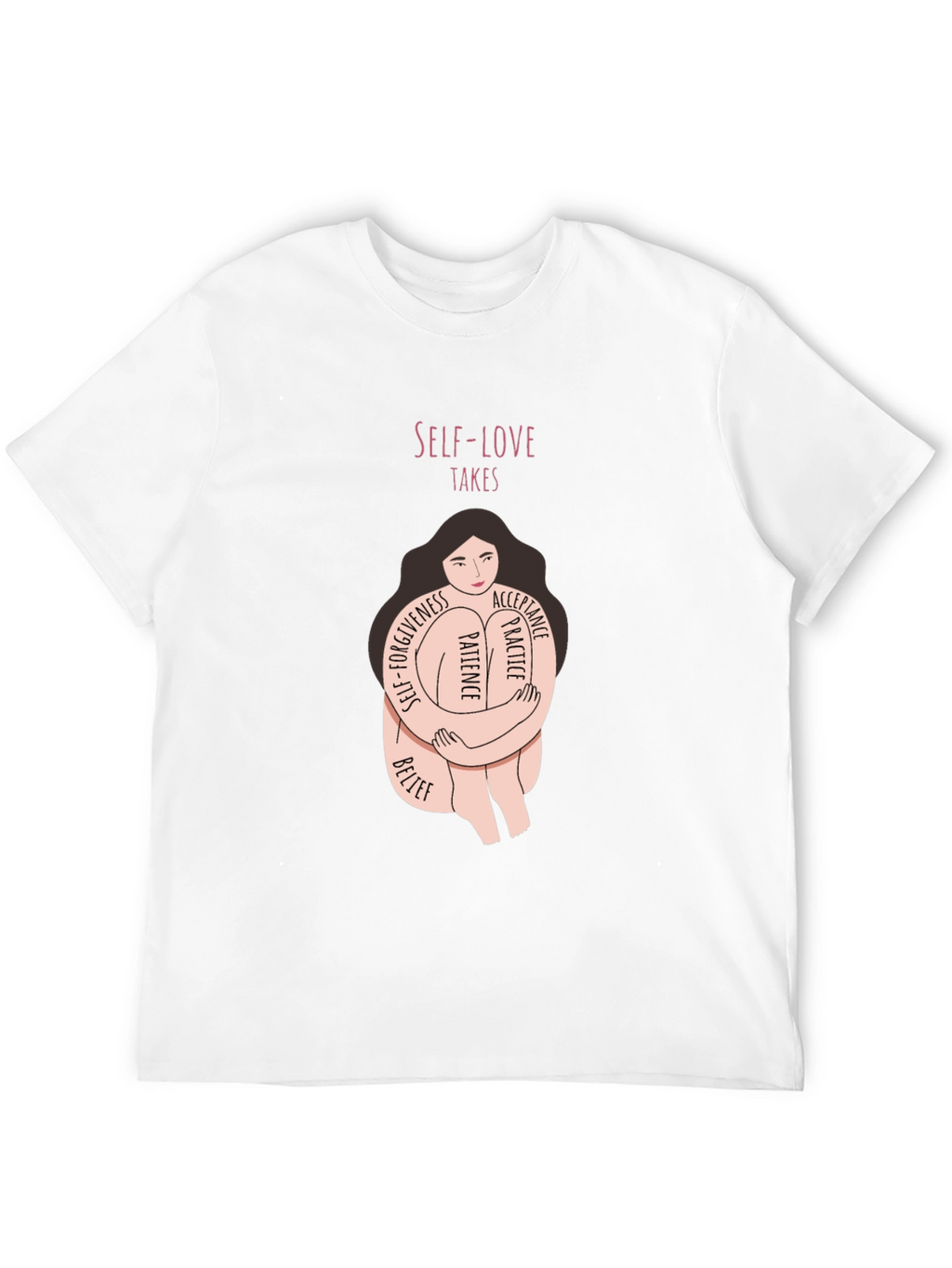 Self-Love Takes Kindness Graphic Tee - Unisex