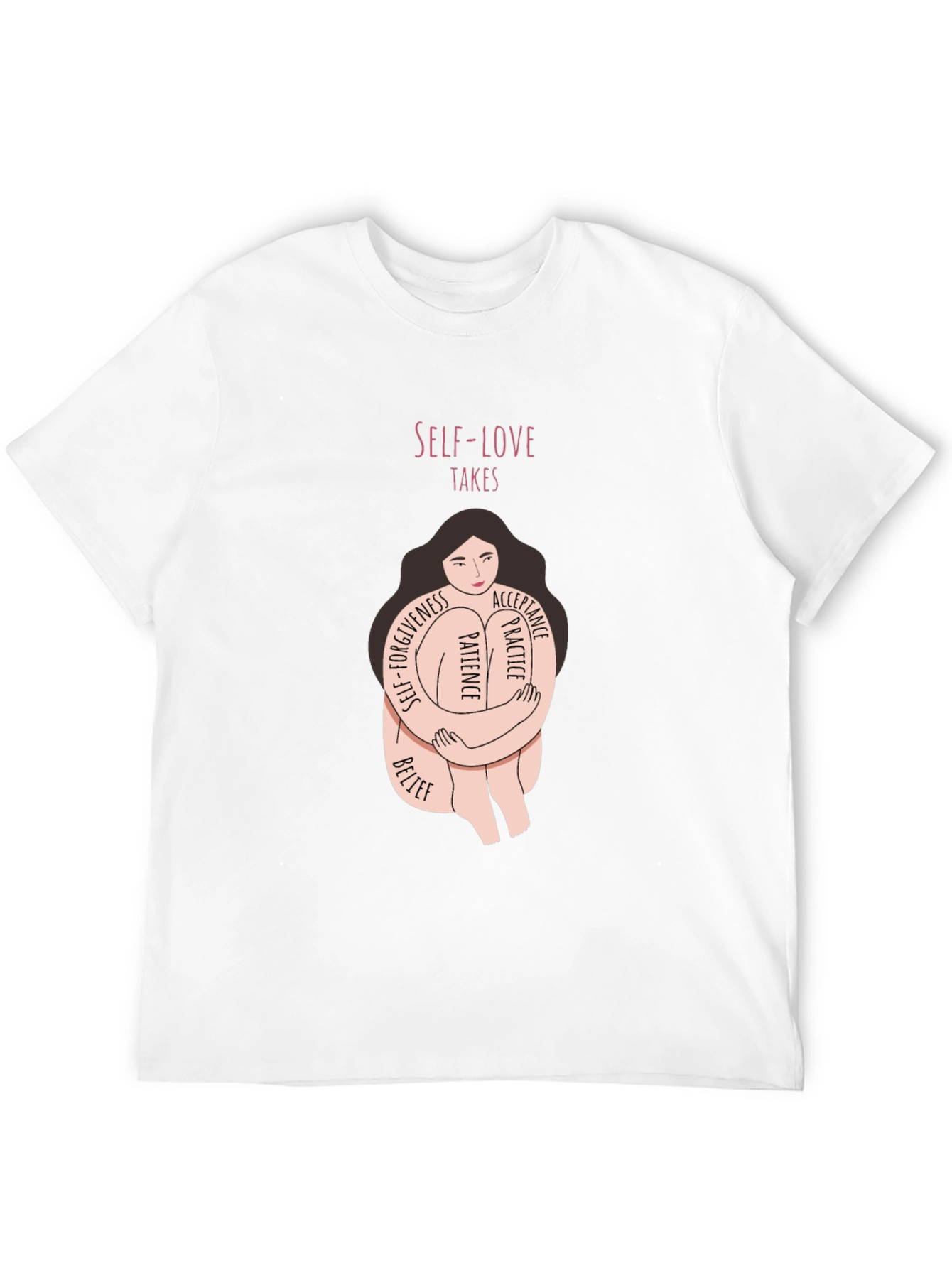 Self-Love Takes Kindness Graphic Tee - Unisex