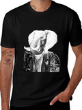 Elephant Head Graphic T-Shirt - Unique Animal Tee