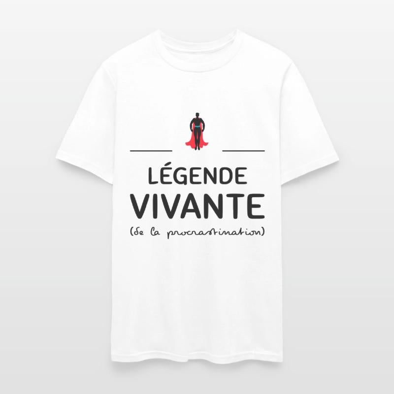 Living legend of procrastination | French quote
