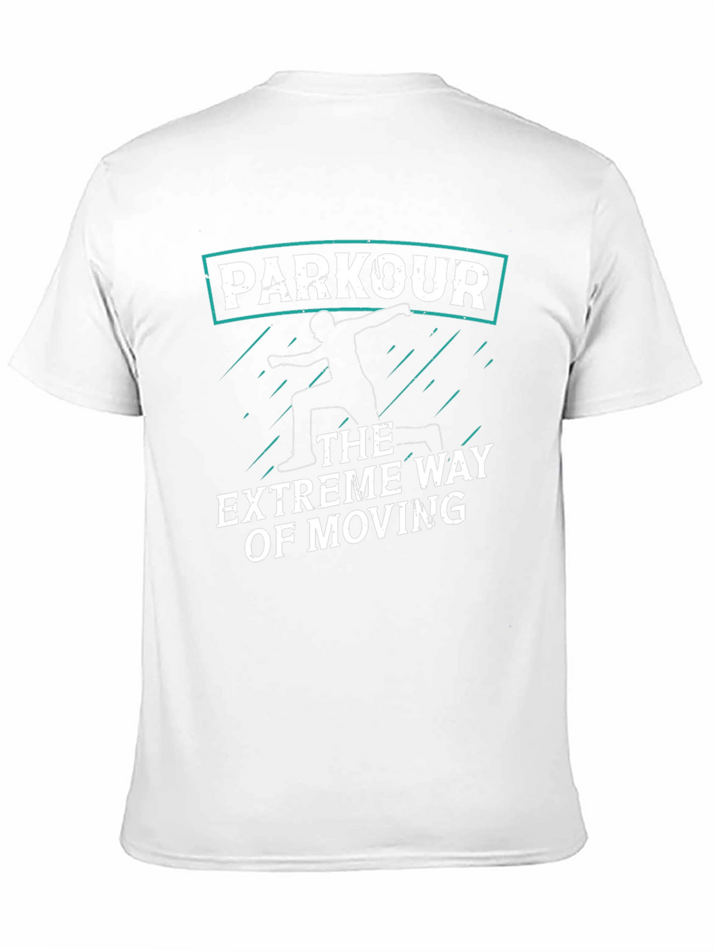 Parkour Extreme Way of Moving Graphic Black Tee