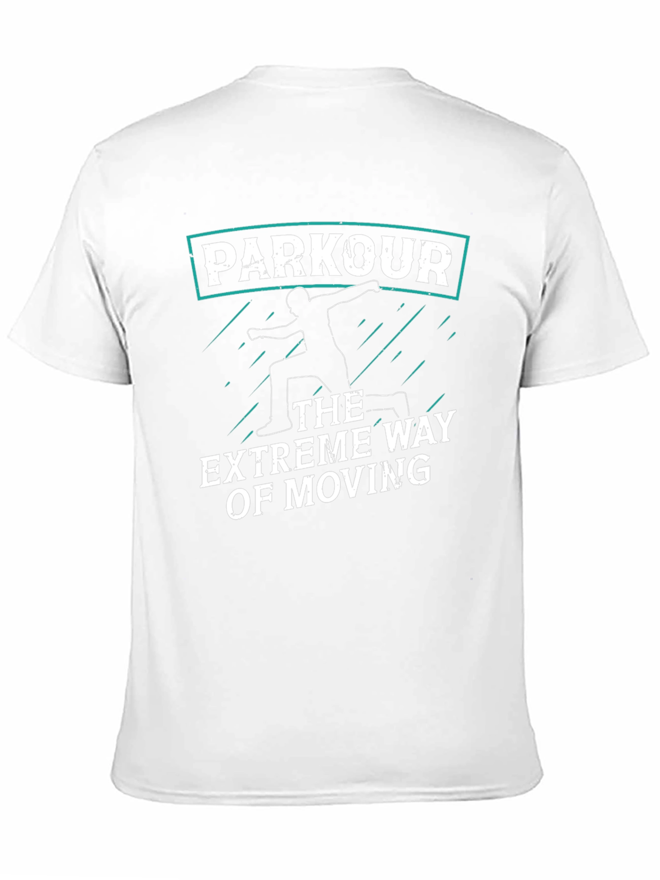 Parkour Extreme Way of Moving Graphic Black Tee