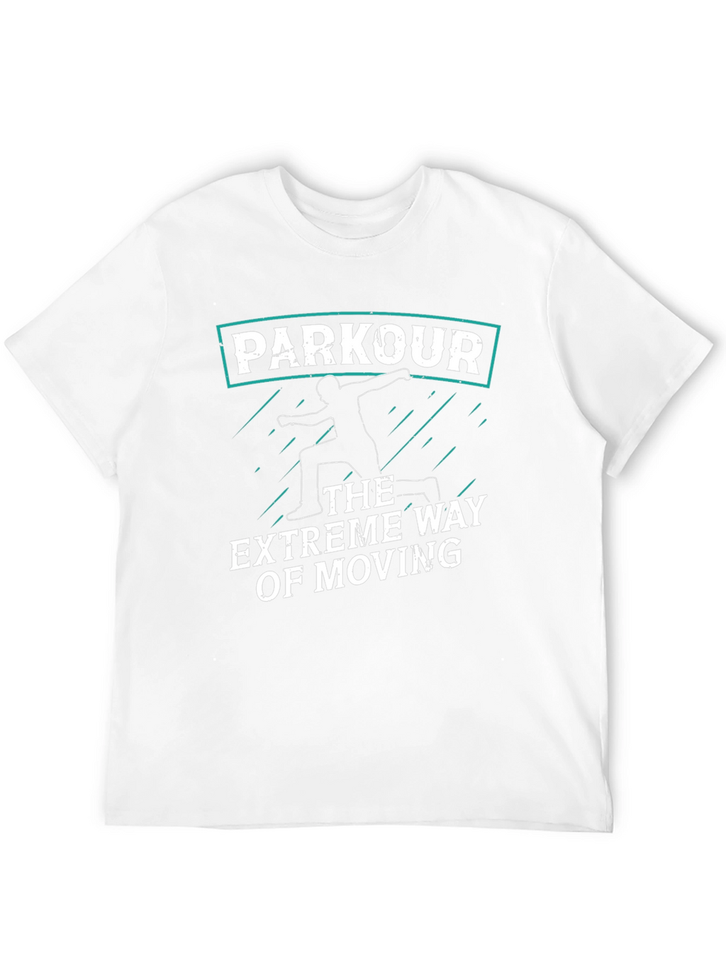 Parkour Extreme Way of Moving Graphic Black Tee