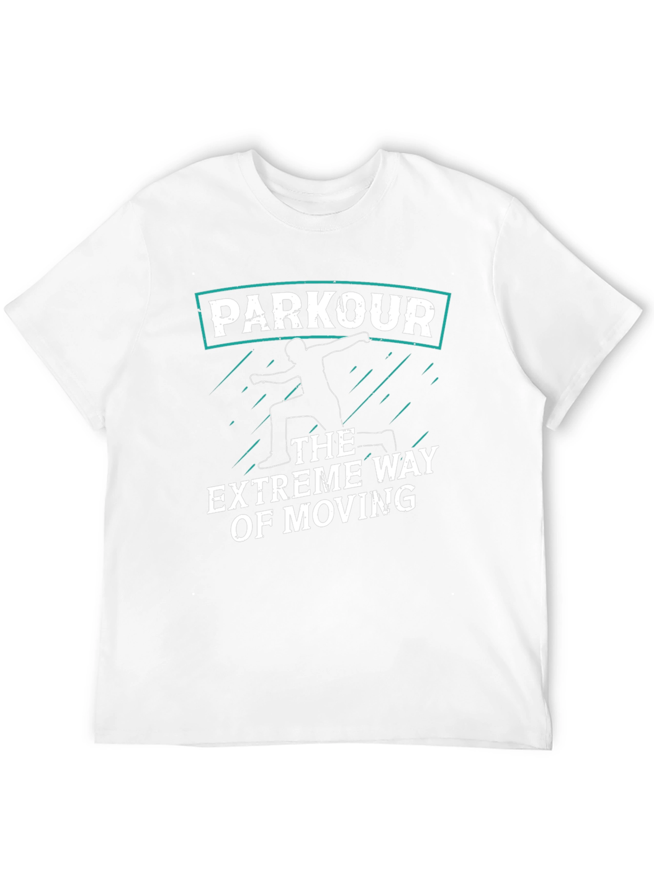 Parkour Extreme Way of Moving Graphic Black Tee