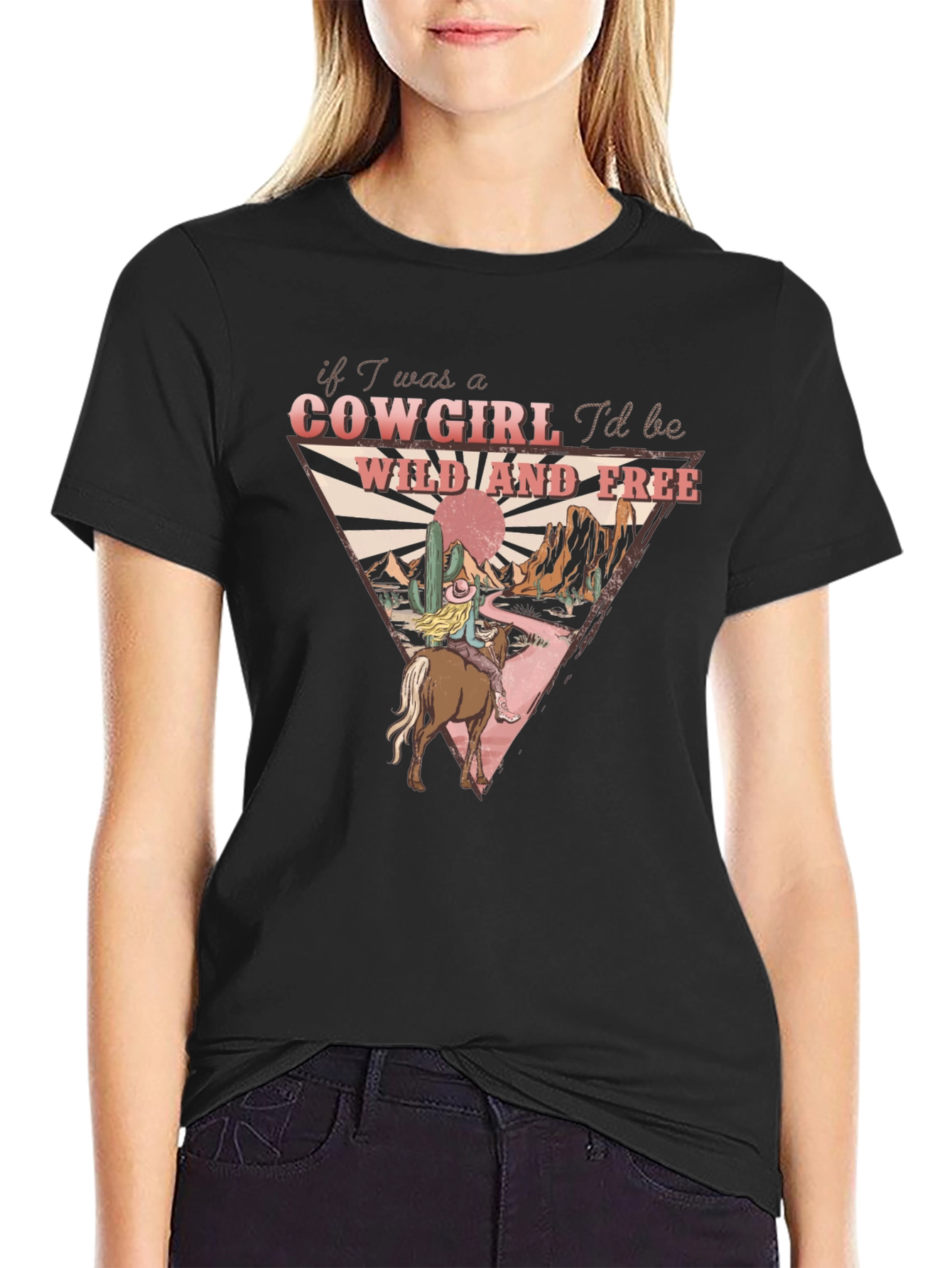 Wild Cowgirl Graphic Tee