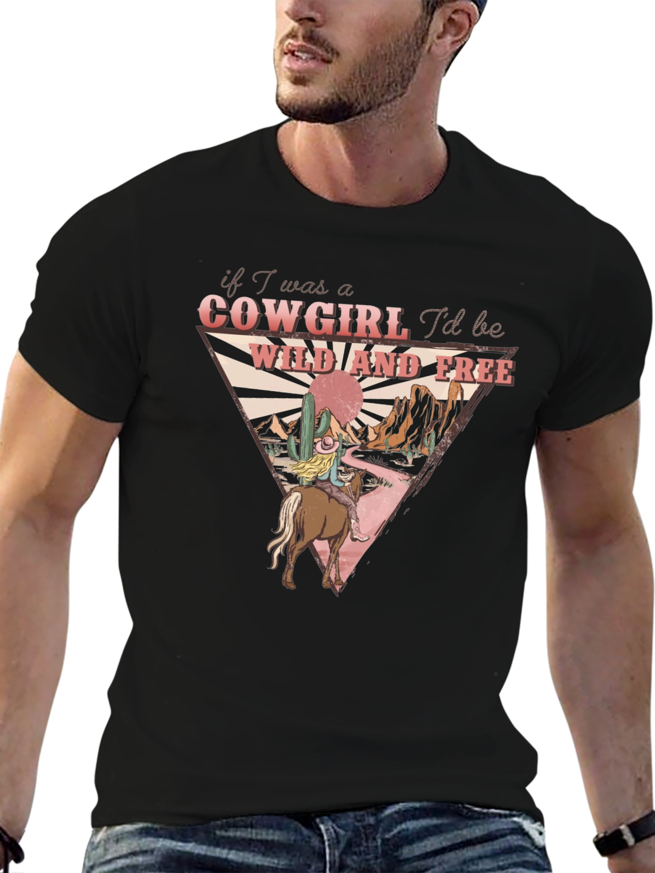 Wild Cowgirl Graphic Tee