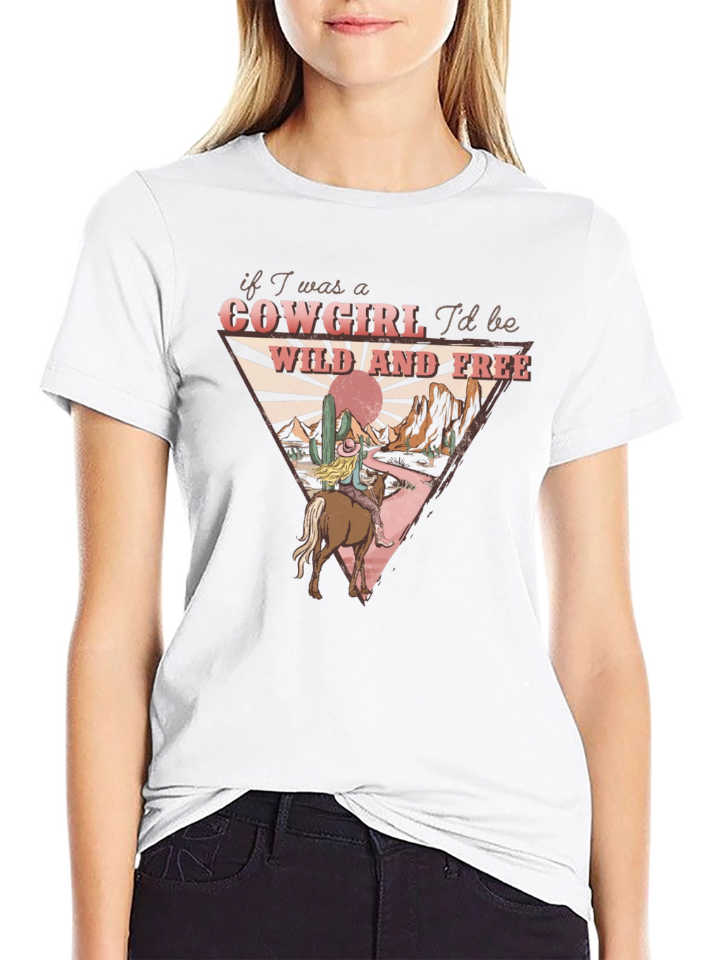 Wild Cowgirl Graphic Tee