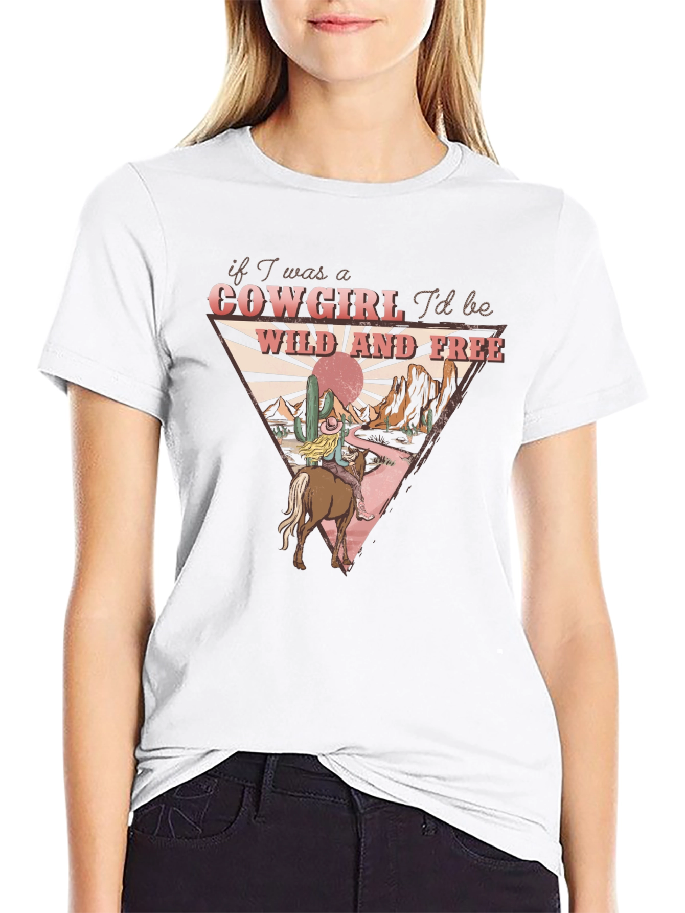 Wild Cowgirl Graphic Tee