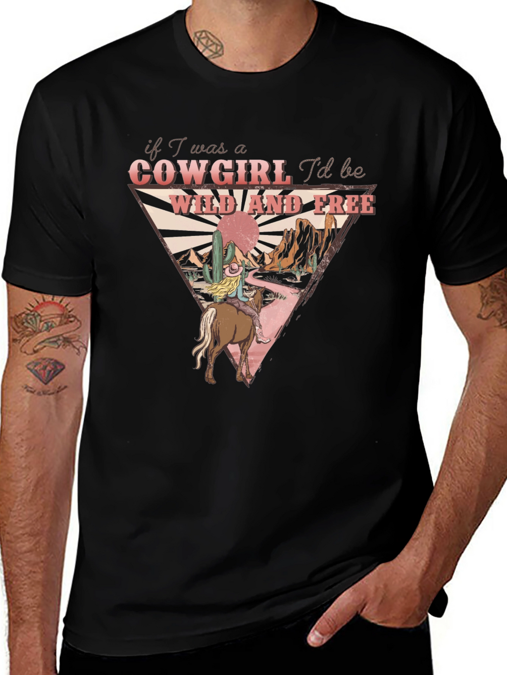 Wild Cowgirl Graphic Tee