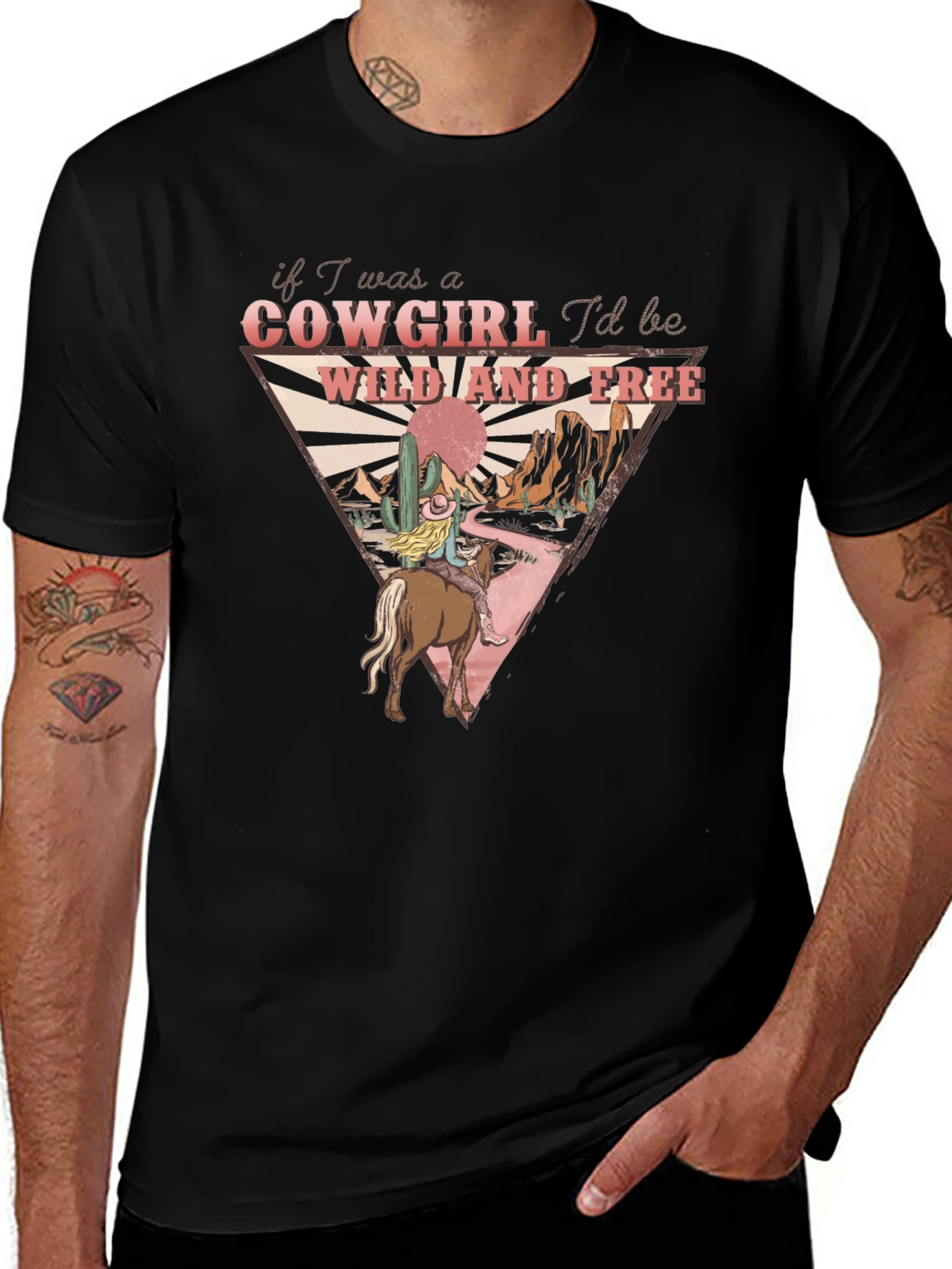 Wild Cowgirl Graphic Tee
