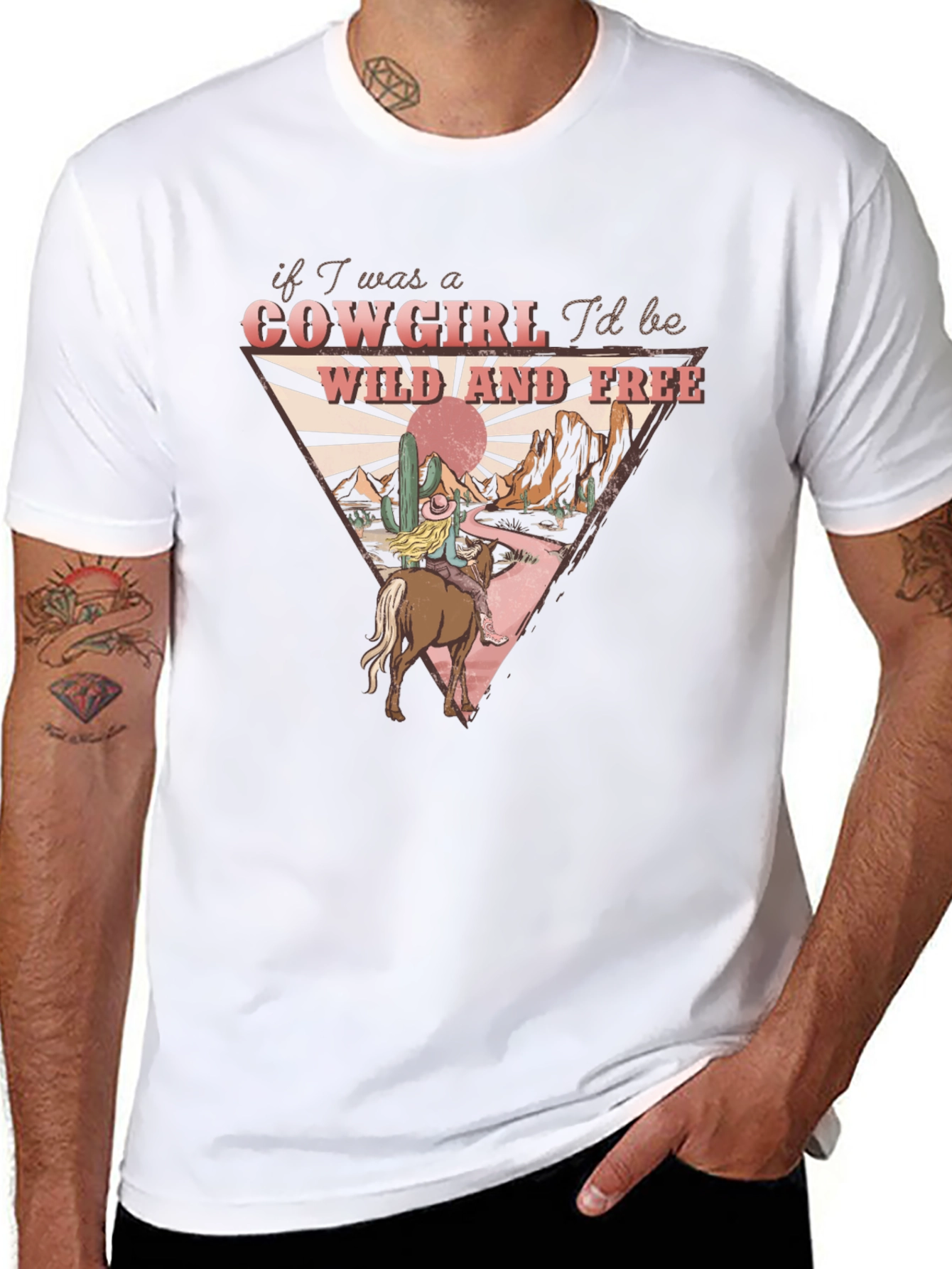 Wild Cowgirl Graphic Tee