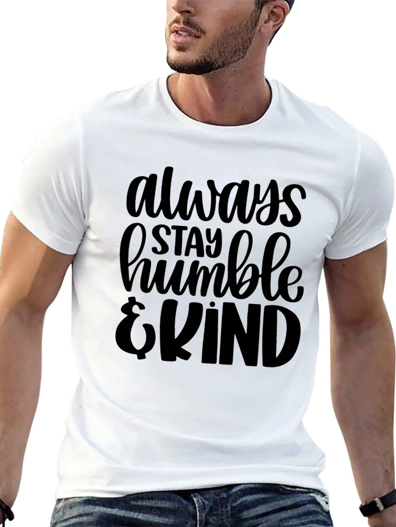 Stay Humble & Kind Graphic Tee - Black
