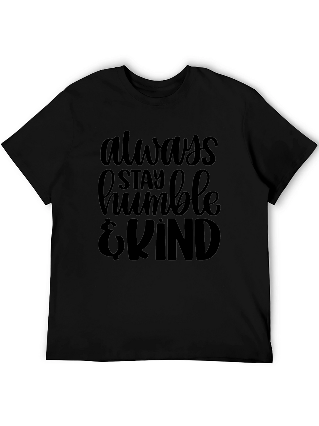 Stay Humble & Kind Graphic Tee - Black