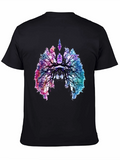 Nature Lungs Graphic Tee - Black Cotton T-Shirt
