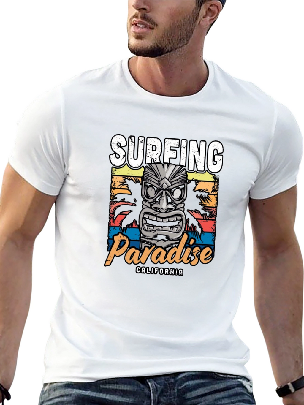 Surfing Paradise Graphic Tee