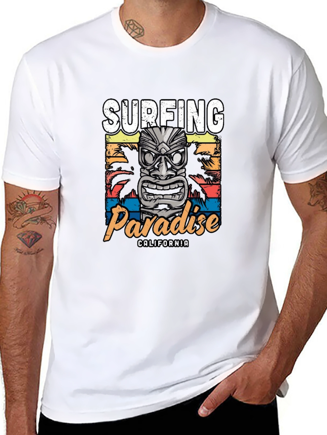 Surfing Paradise Graphic Tee